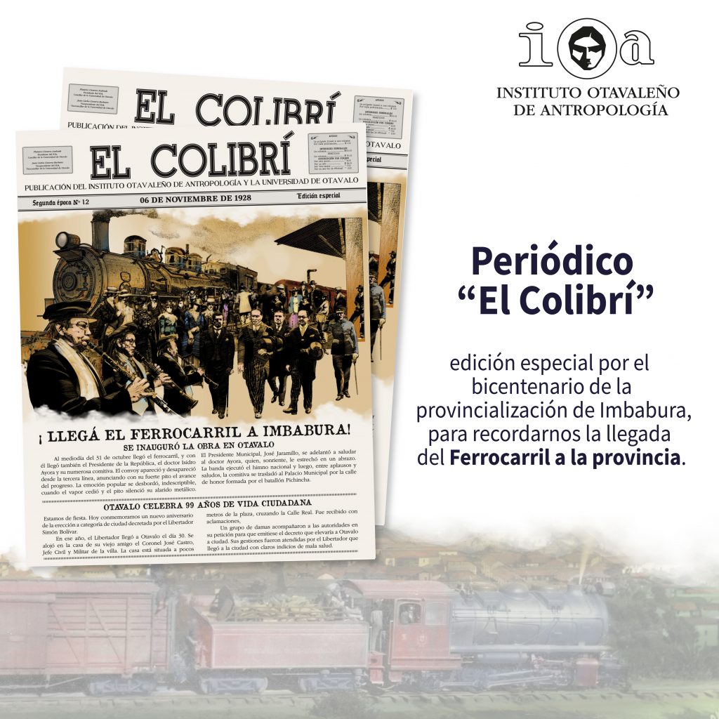 Presentación “El Colibrí N°12” | Llegada del Ferrocarril a Imbabura